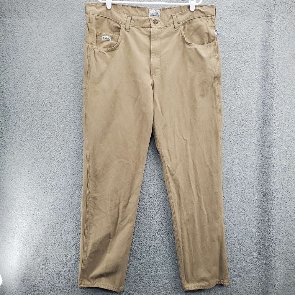 Tyndale FRMC Summerweight Canvas FR Pants Mens 40x35 Tan M295T
